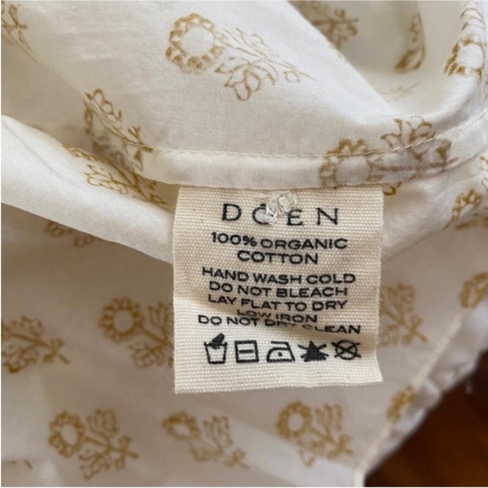 Doen Opal Dress in Sunflower Block. 💯 Organic Cotton - Picture 3 of 5